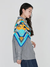 LINEN STOLE 120 / BALLOON JOURNEY