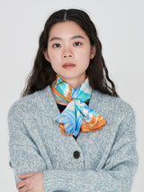 <シルクスカーフ65>レイライト