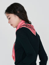 <シルクスカーフ65>ボタニカル