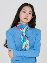 <シルクスカーフ65>レイライト