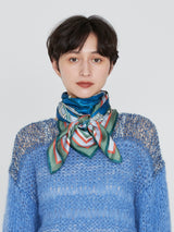 SILK SCARF 88 / COLLAGE SOMEWHERE