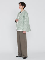 <キルティングミリタリージャケット>リバーシブル タパ