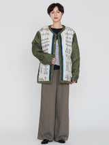 <Military Jacket UNISEX> Reversible Cross Stitch Bandana