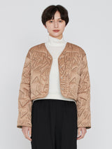 <Quilted Short Jacket> Reversible Tapa