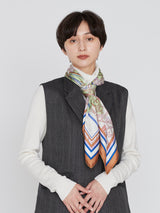 SILK SCARF 88 / COLLAGE SOMEWHERE