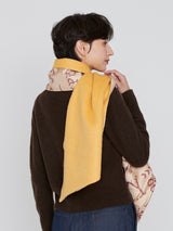 <シルクWマフラー>クロスステッチバンダナ