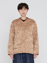 <Quilted Military Jacket> Reversible Tapa