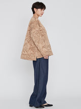 <Quilted Military Jacket> Reversible Tapa