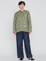 <Quilted Military Jacket> Reversible Tapa