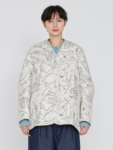 <Quilted Variant Jacket> Reversible Mountain