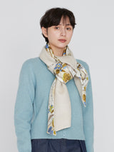 <シルクWマフラー>アンティークレシピ