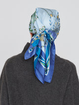 SILK SCARF 88 / VIVACE TASSEL