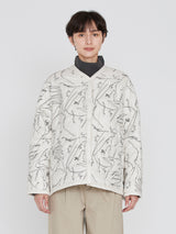 <Quilted Military Jacket> Reversible Mountain