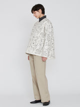 <Quilted Military Jacket> Reversible Mountain