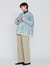 <Quilted Military Jacket> Reversible Mountain