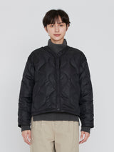 <クルーネックジャケット>リバーシブル レオパードベグ