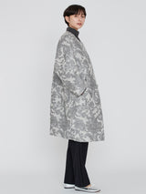 <ジャガードスナップダーツコート>アラベスク