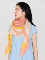 COTTON SILK STOLE 120 / FRAGMENT BANDANA