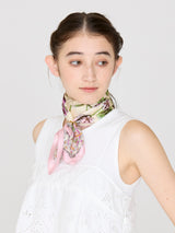 <Silk Scarf 65> Herbal Garden