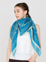 COTTON SILK STOLE 120 / MEADOW BANDANA