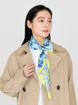 <Silk Scarf 88> Herbal Garden