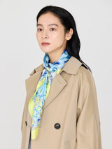 <Silk Scarf 88> Herbal Garden