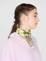 <Silk Scarf 65> Herbal Garden