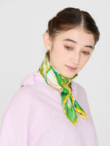 <Silk Scarf 65> Flora