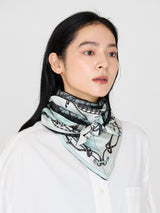 <Large Lace Triangle Scarf> Bit Balloon