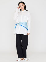 SILK SCARF 88 / GLASS DOME FLOWER