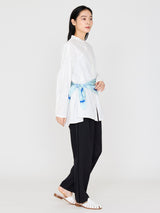 SILK SCARF 88 / GLASS DOME FLOWER