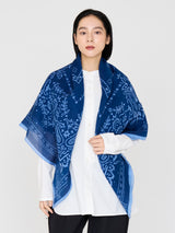 COTTON SILK STOLE 120 / MEADOW BANDANA