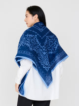 COTTON SILK STOLE 120 / MEADOW BANDANA