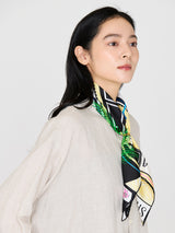 <Silk scarf 65> Shangri-La