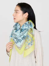 <コットンシルクストール120>ハーバルガーデン