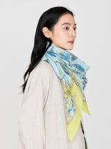 <コットンシルクストール120>ハーバルガーデン