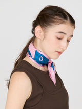 <Silk Scarf 65> Frame Bandana