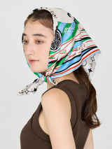 <Triangle scarf mini> Veggie