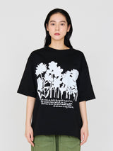 <半袖L Tシャツ>フラワー