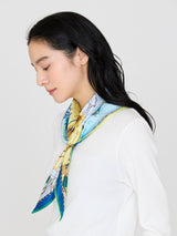 <Triangle Scarf Mini> Herbal Garden