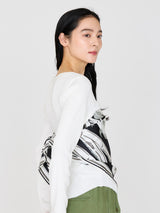 <シルクスカーフ88>ベジ