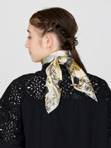 SILK SCARF 88 / FLOWER BALLOON