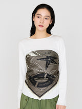 <Silk scarf 88> Bon Mail