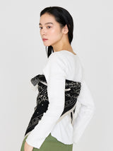 COTTON SILK STOLE 120 / MEADOW BANDANA
