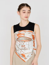 <Silk Scarf 88> Bit Balloon