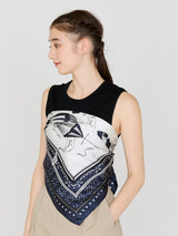 SILK SCARF 88 / BALLOON BANDANA