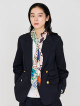 <ダイヤ型スカーフ>フローラ