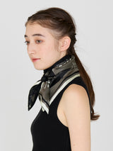 <Large Lace Triangle Scarf> Bon Mer