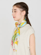 <ダイヤ型スカーフ>トロピカルガーデン