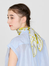 <Silk Scarf 65> Bohemian Bandana